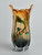 Amber Blossom Handcrafted Glass Vase ? Jewel Bloom Collection