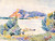 Watercolor Lake Mountainview Giclee