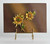 Golden Sunflower Art Tile on Charger