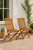 Teak Folding Chair Set of 2