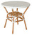 31.5 Diameter White Bistro Round Table