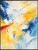 New Yellow Blue White and Red Abstract Giclee