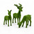 Evergreen Meadow Deer Family Topiary Set of 3