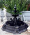 Black Marble Tier Fountain 95 Inches High x 118 Inches Deep