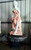 GE21622 Multi Marble Classical Lady Fountain 71 Inches High