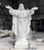 White Marble Welcoming Statue of Jesus 75 Inches High
