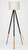 Aspen Noir Tripod Floor Lamp