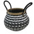 Navajo Inspired Handwoven Basket with Rope Handles