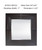 Palermo Black Beveled Wall Mirror