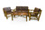 New Teak Lodge Set of 4