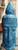 Long Buddha Head Blue Wash ? 39? Tall Serenity Sculpture