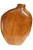 Teak Small Vase 8.5H