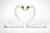 Oversized Swan Sculpture Set of 2