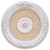 Petite Blanco Chandelier Ceiling Medallion 24 inch Diameter