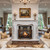 French Rococo Carrara Marble Fireplace Mantel Carrera Marble L74.8"*H52.3"*13.8"    OPEN:L48"*H35"
