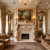 Egyptian Revival Caryatid Beige Marble Fireplace Mantel Egyptian beige L80"*H61"*14"    OPEN:L42"*H36"