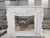 French Rococo Floral White Marble Fireplace Mantel White Marble L76.3"*H57"*13.8"    OPEN:L42"*H36"