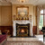 French Rococo Scrollwork White Marble Fireplace Mantel White Marble L63"*H45.2"*13.8"    OPEN:L42"*H33"