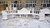 Curved Balustrade White Marble Garden Bench White Marble L196.8"*H51.2"