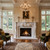 Ornate French Floral White Marble Fireplace Mantel White Marble L75.6"*H51.2"*13.8"    OPEN:L48"*H37"