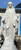 Our Lady of Grace White Marble Statue White Marble H63"        Stand:H39.4"