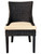 Alfresco Dining Chair Black Kuba Weave
