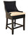 Alfresco Counter Stool Black Kuba Weave
