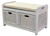 Livingston Storage Bench in Savannah Wash Finish