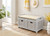 Livingston Storage Bench in Savannah Wash Finish