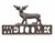 Rustic Deer Welcome Wall Sign