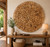 Teak Wood Round Wall Decoration