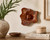 Small Teak Blossom Wall Decor