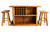 Mountains Are Calling Rustic Bar Set of 5