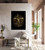 Gold Bird Gallery Wrap Room Scene