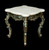 Platine Champagne Crema Marble Top Table