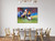Designer Rooster Gallery Wrap Room Scene