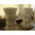 PairWhite Marble Cherub Urns