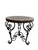 Peruvian Iron Round Side Table