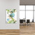 Abstract summer Gallery Wrap Close Up Image