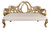 Platine Heavy Carved Bench