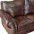 Botswana Croc and Micro Leather Loveseat