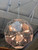 Large Silver Hemisphere 12 Light Room Scene