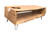 Mountain Studios All Natural Live Edge Slab Mango Coffee Table Room Scene
