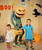 Scary Pumpkin Man with Candy Holder Room Scene