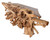 99 Inch Live Edge Teak Root Console Close Up Image