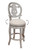 Mystique Gray Swivel Counter Stool Room Scene