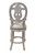 Mystique Gray Swivel Counter Stool Close Up Image