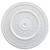 Blanco Grand Ceiling Medallion 98.5 Inch Diameter Room Scene