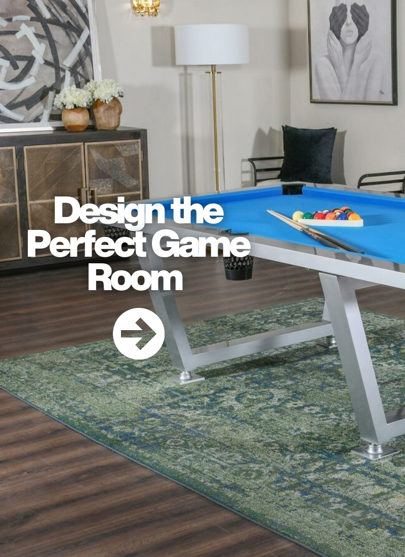 New Modern Stainless Steel Pool Table Indoor/ Outdoor