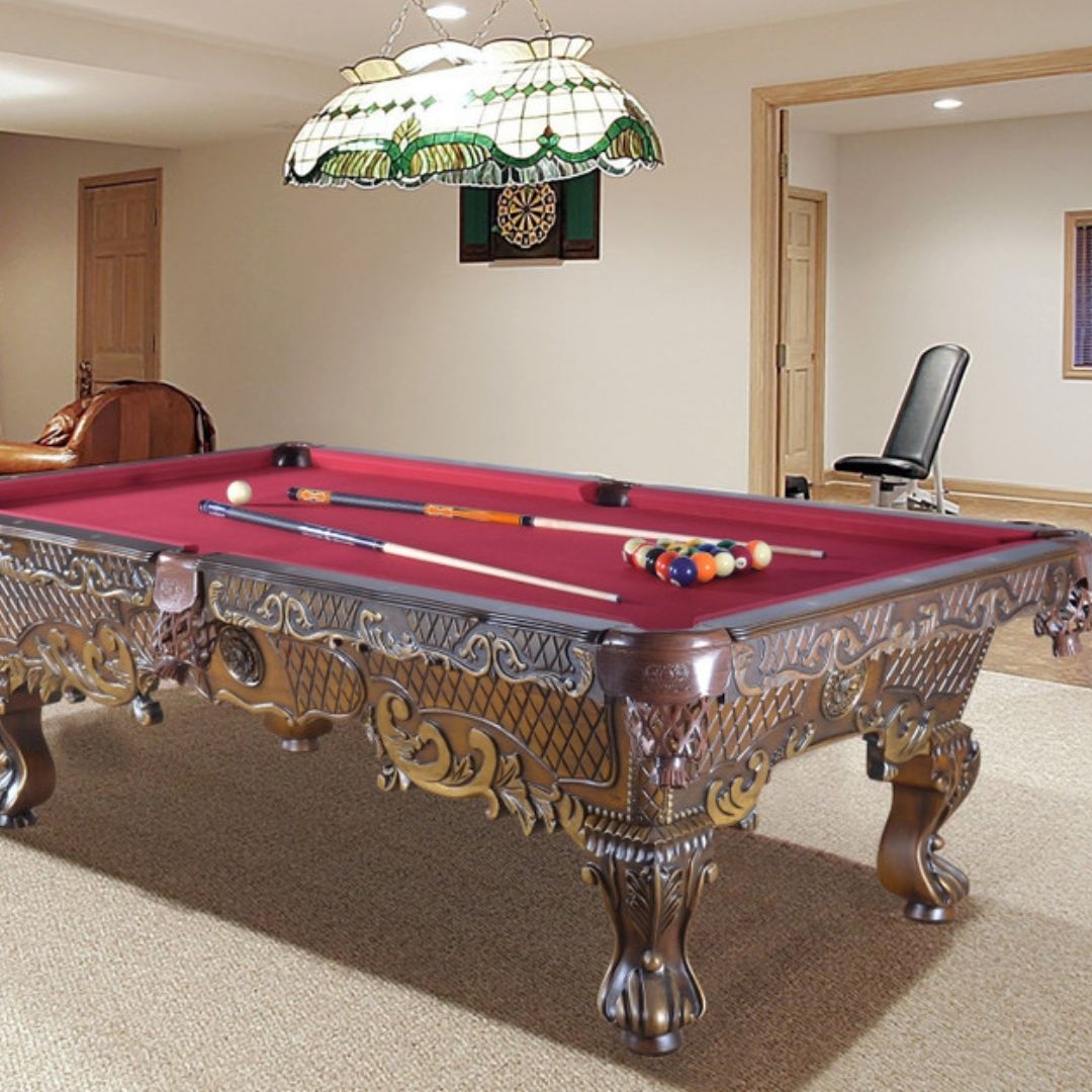 Victorian Carved Pool Table Professional Size L (KIT)